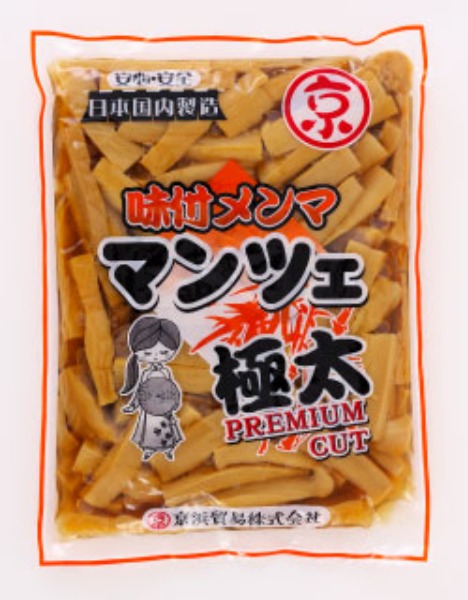 味付メンマ極太マンツェ　1kg×15【京浜貿易】【送料無料】